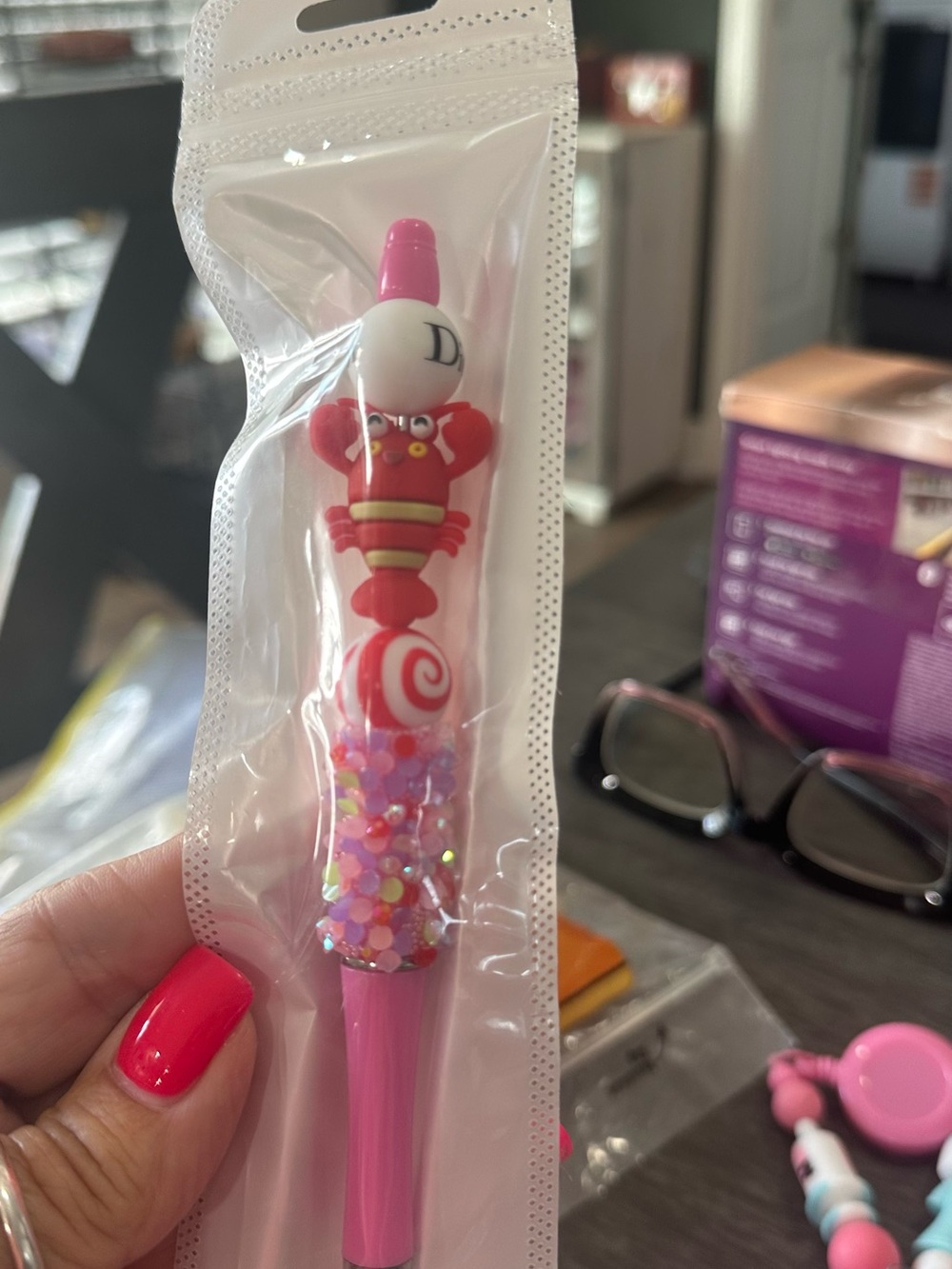 Set of 5 Novelty Candy Character Pens by Me & My Boujie Bags set of 5